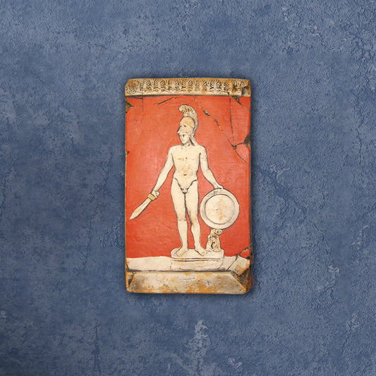 Ares, Gott des Krieges, Bemalte Skulptur