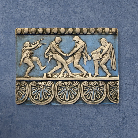 Ernte und Pressung der Trauben -Blau