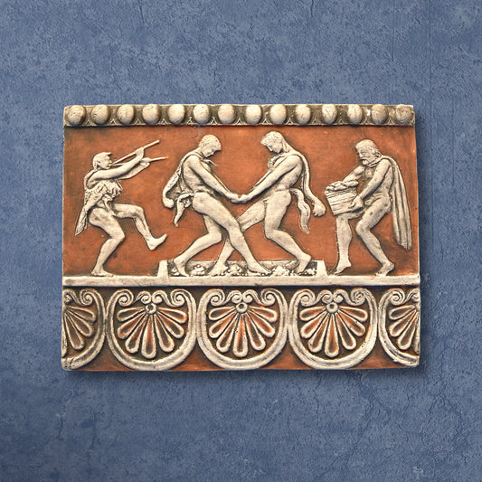 Ernte und Pressung der Trauben - Rot