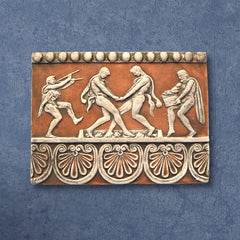 Ernte und Pressung der Trauben - Rot