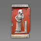 Athene, Bemalte Skulptur aus Terrakotta