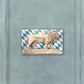 Größer Bayerischer Löwe, bemalte Skulptur aus Keramik