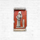 Athene, Bemalte Skulptur aus Terrakotta