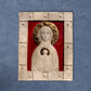 Madonna Nikopeja, bemalte und vergoldete Skulptur aus Keramik