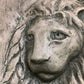 Größer Gehender Markuslöwe aus Terrakotta