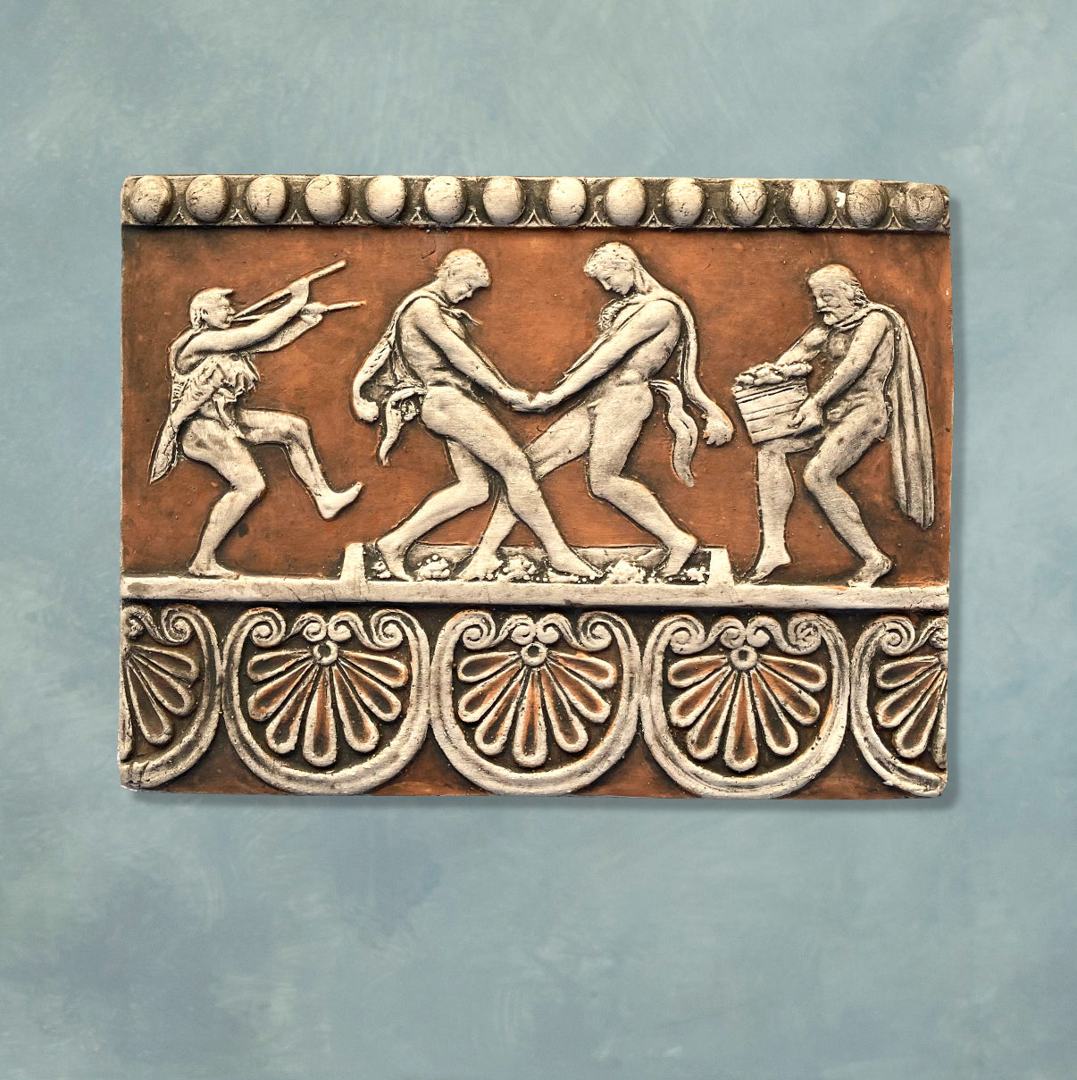 Ernte und Pressung der Trauben - Rot