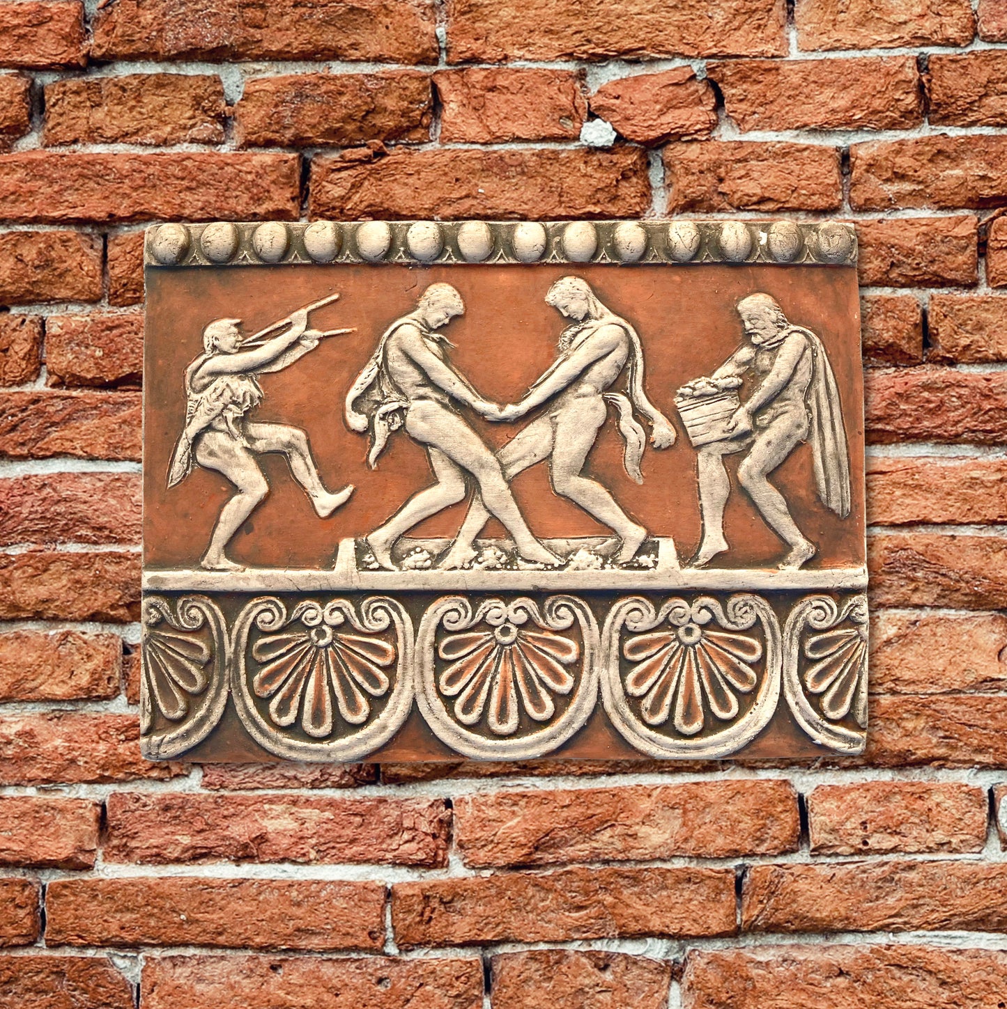 Ernte und Pressung der Trauben - Rot