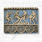 Ernte und Pressung der Trauben -Blau